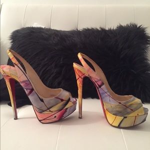 Christian Louboutin slingbacks